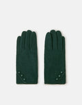 Plain Wool Gloves Green