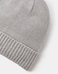Plain Beanie Hat Grey
