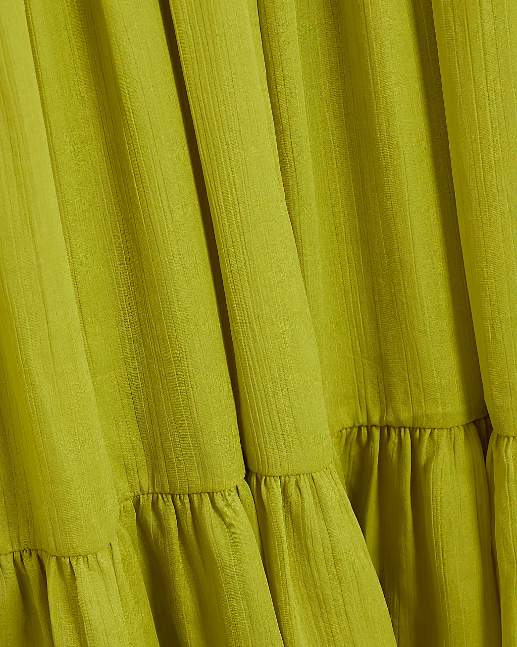 RI Studio Lime Green Layered Maxi Dress