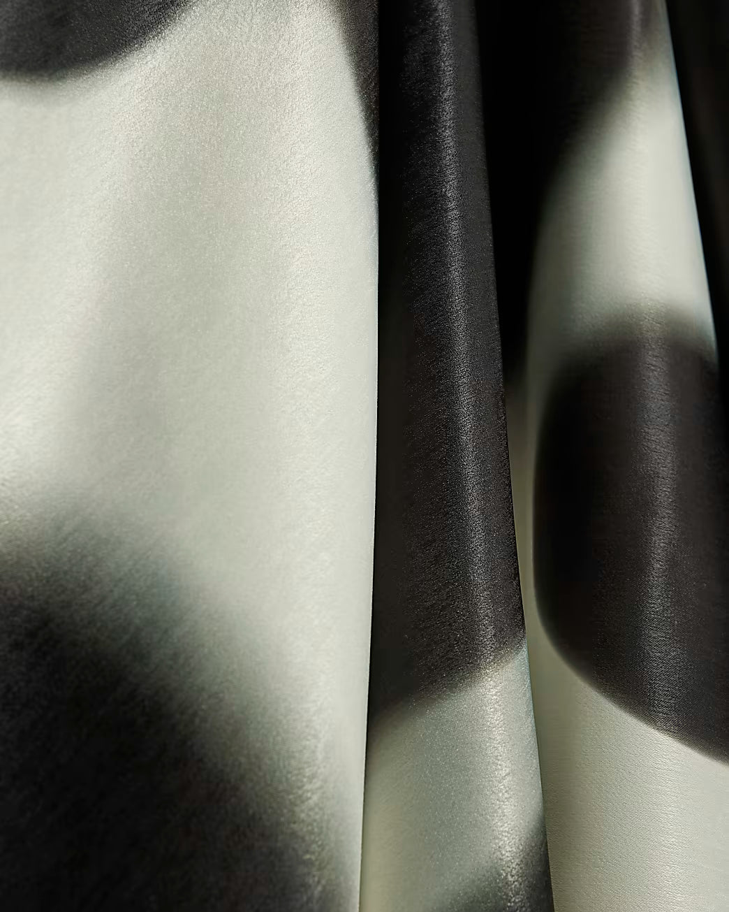 Cream Halter Neck Spot Satin Slip Dress